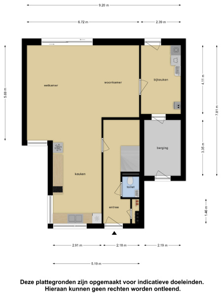 Plattegrond gelijkvloers