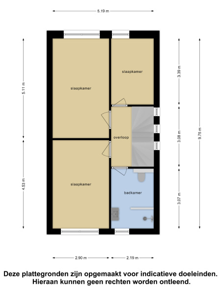 Plattegrond verdieping