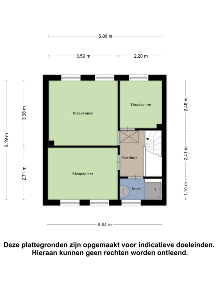 Plattegrond verdieping