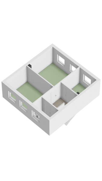 Plattegrond verdieping 3d