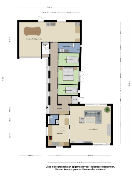 Plattegrond gelijkvloers