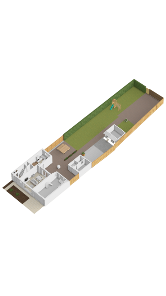 Plattegrond gelijkvloers 3d