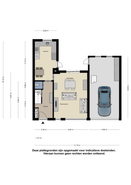 Plattegrond gelijkvloers