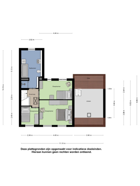 Plattegrond verdieping