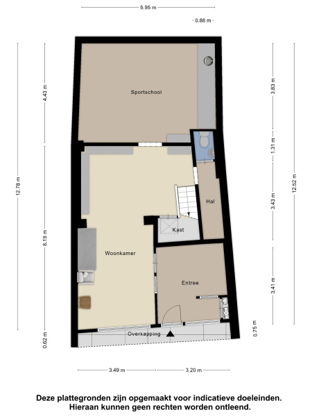 Plattegrond gelijkvloers