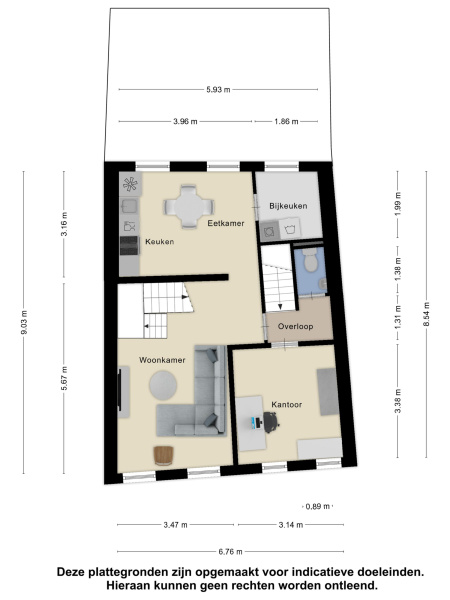 Plattegrond verdieping