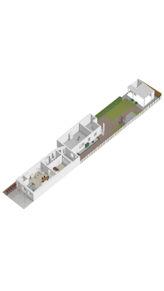 Plattegrond gelijkvloers 3d