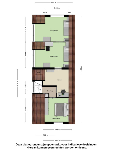 Plattegrond verdieping